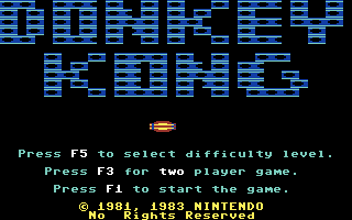 Donkey Kong screenshot 2 for Commodore 64